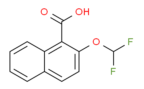 CAS No. 929341-41-3, 2-(Difluoromethoxy)naphthalene-1-carboxylic acid