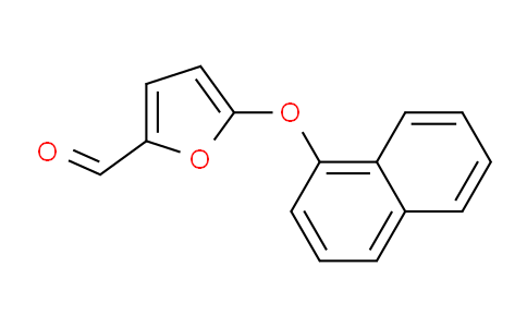 CAS No. 1082168-03-3, 5-(Naphthalen-1-yloxy)furan-2-carbaldehyde