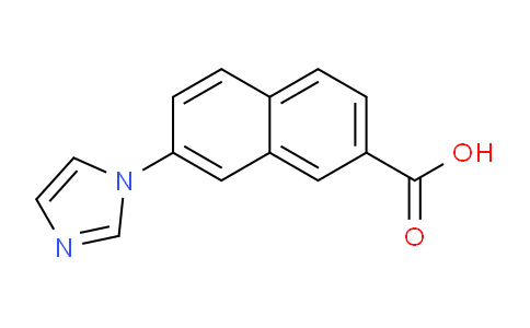 CAS No. 95355-07-0, 7-(1H-Imidazol-1-yl)-2-naphthoic acid