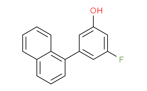 CAS No. 1261918-42-6, 3-Fluoro-5-(naphthalen-1-yl)phenol