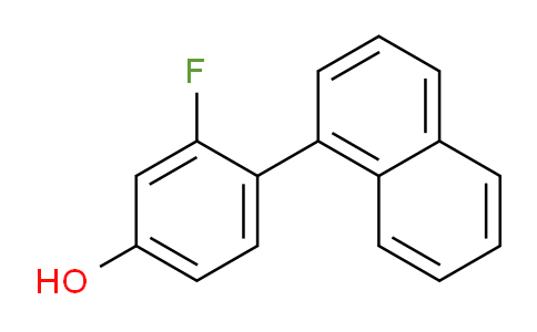 CAS No. 1261918-40-4, 3-Fluoro-4-(naphthalen-1-yl)phenol