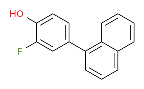 CAS No. 1261984-76-2, 2-Fluoro-4-(naphthalen-1-yl)phenol