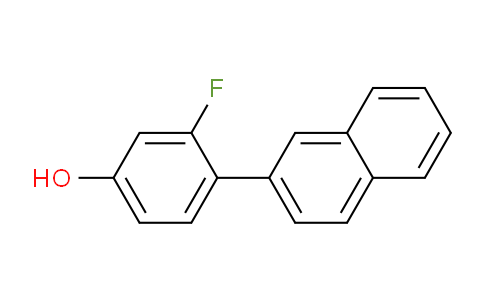 CAS No. 1261950-55-3, 3-Fluoro-4-(naphthalen-2-yl)phenol