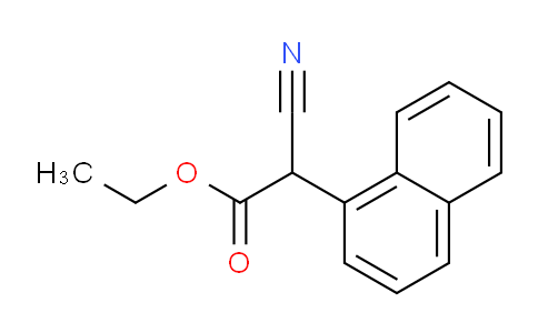 CAS No. 13234-71-4, Ethyl 2-cyano-2-(naphthalen-1-yl)acetate