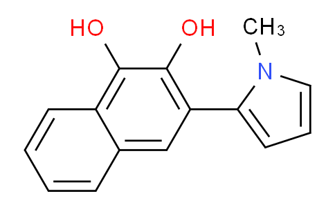 CAS No. 105702-49-6, 3-(1-Methyl-1H-pyrrol-2-yl)naphthalene-1,2-diol
