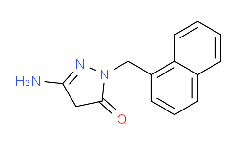 CAS No. 51421-11-5, 3-Amino-1-(naphthalen-1-ylmethyl)-1H-pyrazol-5(4H)-one
