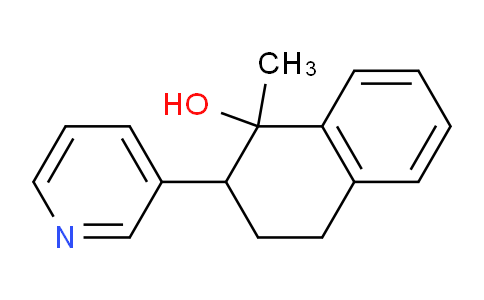CAS No. 93008-02-7, 1-Methyl-2-(pyridin-3-yl)-1,2,3,4-tetrahydronaphthalen-1-ol