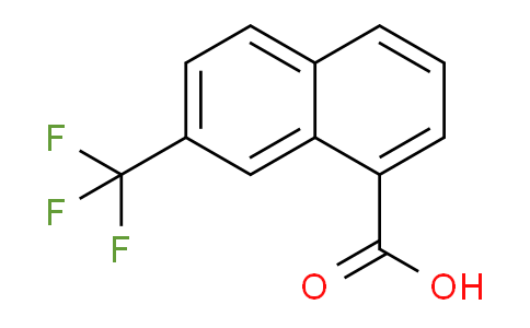 CAS No. 1261576-43-5, 2-(Trifluoromethyl)naphthalene-8-carboxylic acid