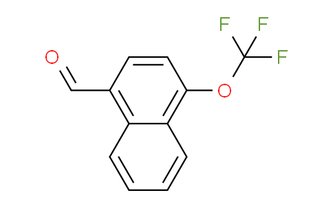 CAS No. 1261534-31-9, 1-(Trifluoromethoxy)naphthalene-4-carboxaldehyde