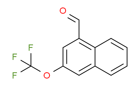 CAS No. 1261596-03-5, 2-(Trifluoromethoxy)naphthalene-4-carboxaldehyde