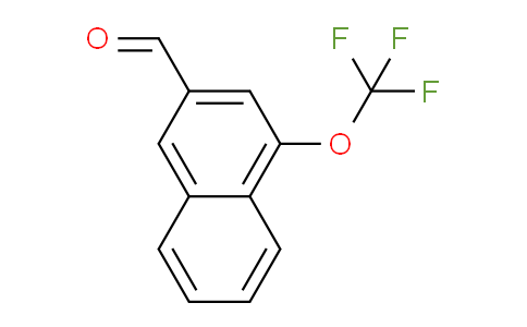 CAS No. 1261595-60-1, 1-(Trifluoromethoxy)naphthalene-3-carboxaldehyde
