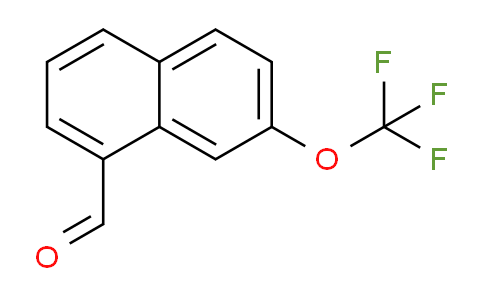 CAS No. 1261732-35-7, 7-(Trifluoromethoxy)-1-naphthaldehyde