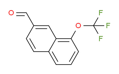 CAS No. 1261868-76-1, 1-(Trifluoromethoxy)naphthalene-7-carboxaldehyde
