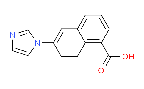CAS No. 89781-66-8, 6-(1H-Imidazol-1-yl)-7,8-dihydronaphthalene-1-carboxylic acid