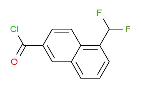CAS No. 1261885-63-5, 1-(Difluoromethyl)naphthalene-6-carbonyl chloride