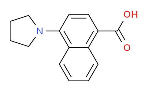 CAS No. 664362-55-4, 4-(Pyrrolidin-1-yl)-1-naphthoic acid