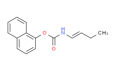 CAS No. 88309-48-2, Naphthalen-1-yl but-1-en-1-ylcarbamate