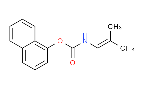 CAS No. 88309-51-7, Naphthalen-1-yl (2-methylprop-1-en-1-yl)carbamate