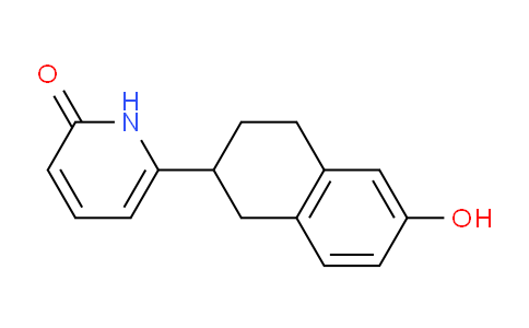 CAS No. 92850-90-3, 6-(6-Hydroxy-1,2,3,4-tetrahydronaphthalen-2-yl)pyridin-2(1H)-one