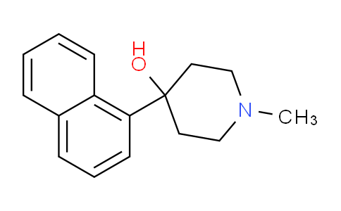 CAS No. 75446-44-5, 1-Methyl-4-(naphthalen-1-yl)piperidin-4-ol