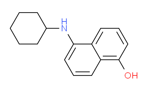 CAS No. 79150-19-9, 5-(Cyclohexylamino)naphthalen-1-ol