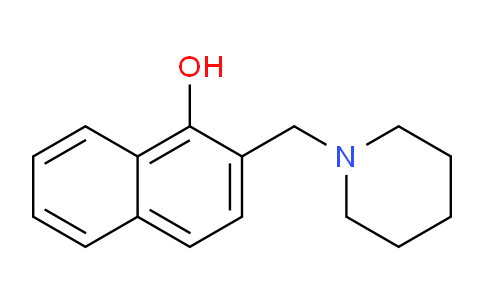 CAS No. 6638-91-1, 2-(Piperidin-1-ylmethyl)naphthalen-1-ol