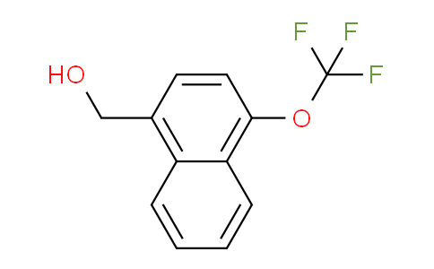 CAS No. 1261808-13-2, 1-(Trifluoromethoxy)naphthalene-4-methanol