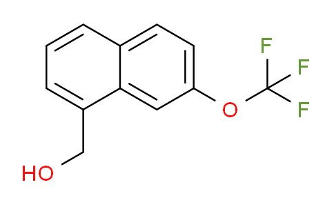 CAS No. 1261534-74-0, 2-(Trifluoromethoxy)naphthalene-8-methanol