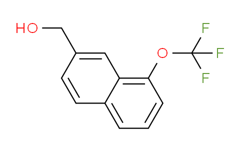 CAS No. 1261561-08-3, 1-(Trifluoromethoxy)naphthalene-7-methanol