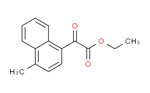 CAS No. 101093-81-6, Ethyl 4-methyl-1-naphthoylformate