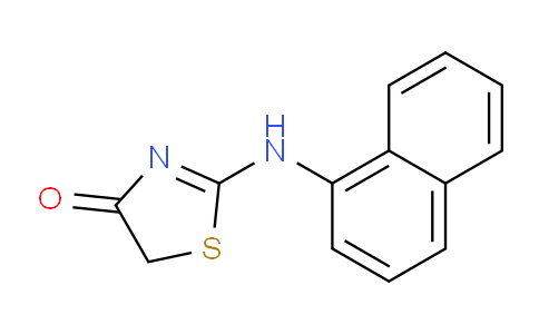 CAS No. 398996-75-3, 2-(Naphthalen-1-ylamino)thiazol-4(5H)-one