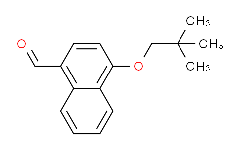 CAS No. 1394021-71-6, 4-(Neopentyloxy)-1-naphthaldehyde