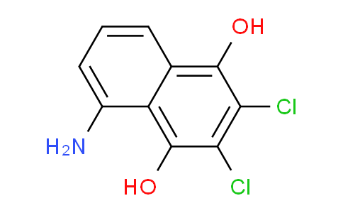 CAS No. 856291-77-5, 5-Amino-2,3-dichloronaphthalene-1,4-diol