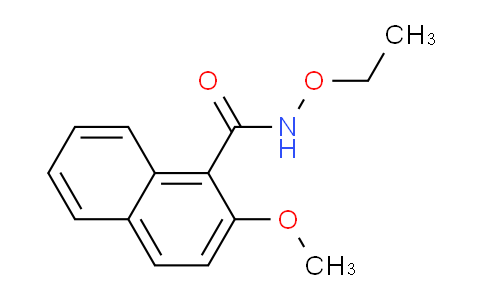 CAS No. 52288-34-3, N-Ethoxy-2-methoxy-1-naphthamide