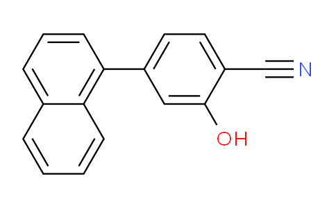 CAS No. 1261912-40-6, 2-Hydroxy-4-(naphthalen-1-yl)benzonitrile