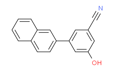 CAS No. 1262003-54-2, 3-Hydroxy-5-(naphthalen-2-yl)benzonitrile