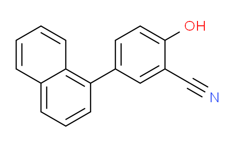 CAS No. 1261889-74-0, 2-Hydroxy-5-(naphthalen-1-yl)benzonitrile
