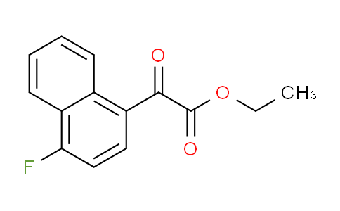 CAS No. 409081-83-0, Ethyl 4-fluoro-1-naphthoylformate