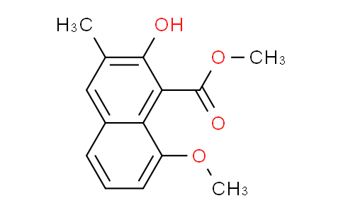 CAS No. 128425-38-7, Methyl 2-hydroxy-8-methoxy-3-methyl-1-naphthoate