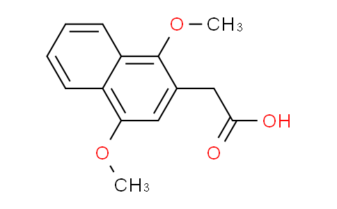 CAS No. 79971-33-8, 2-(1,4-Dimethoxynaphthalen-2-yl)acetic acid