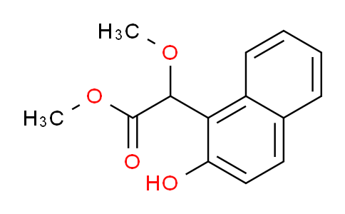 CAS No. 624722-15-2, Methyl 2-(2-hydroxynaphthalen-1-yl)-2-methoxyacetate