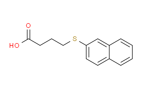 CAS No. 5324-80-1, 4-(Naphthalen-2-ylthio)butanoic acid