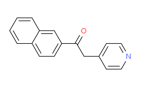 CAS No. 224040-86-2, 1-(Naphthalen-2-yl)-2-(pyridin-4-yl)ethanone