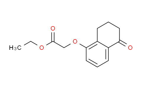 CAS No. 51062-73-8, Ethyl 2-((5-oxo-5,6,7,8-tetrahydronaphthalen-1-yl)oxy)acetate