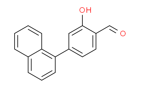 CAS No. 343603-98-5, 2-Hydroxy-4-(naphthalen-1-yl)benzaldehyde