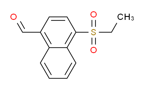 CAS No. 282728-20-5, 4-(Ethylsulfonyl)-1-naphthaldehyde