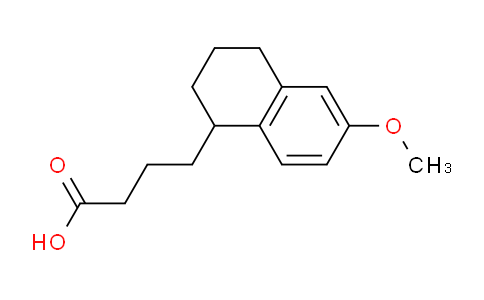 CAS No. 6317-48-2, 4-(6-Methoxy-1,2,3,4-tetrahydronaphthalen-1-yl)butanoic acid
