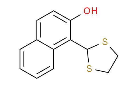 CAS No. 261704-36-3, 1-(1,3-Dithiolan-2-yl)naphthalen-2-ol