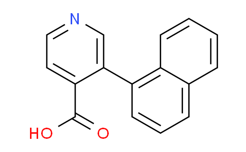 CAS No. 1261943-81-0, 3-(Naphthalen-1-yl)isonicotinic acid