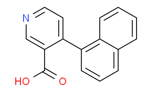 CAS No. 1261908-60-4, 4-(Naphthalen-1-yl)nicotinic acid